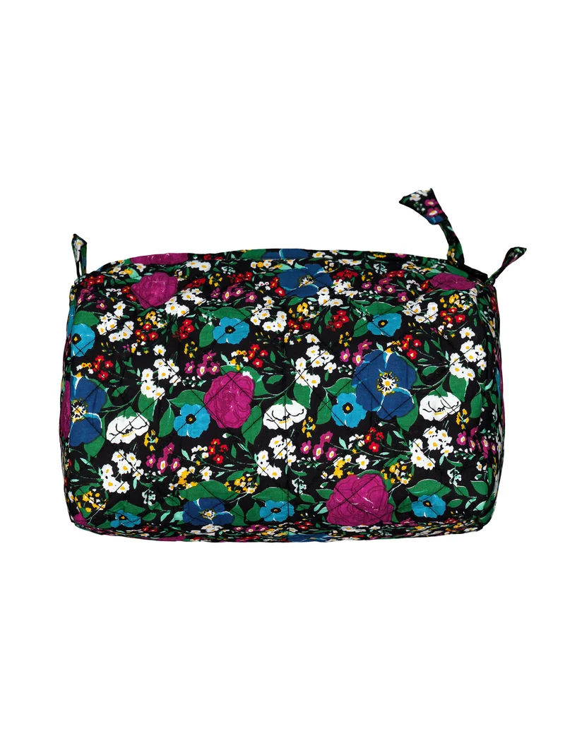 Trousse de toilette matelassée ronde