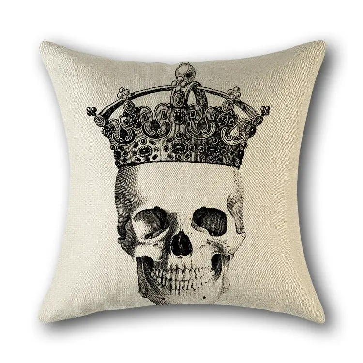 Housse de Coussin Scandinave SKULLFRAB