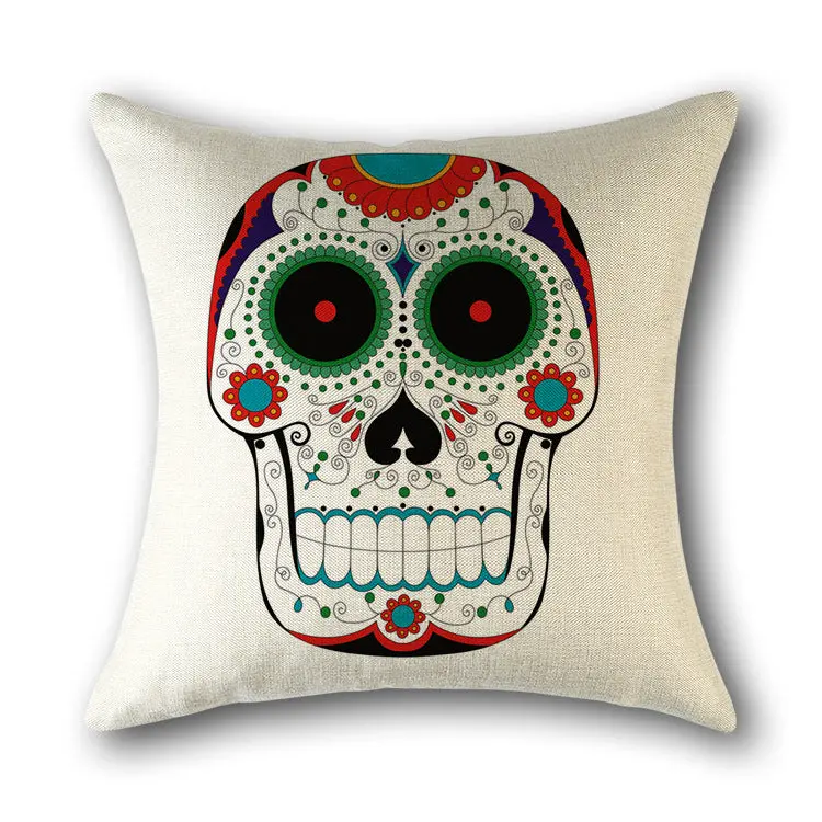 Housse de Coussin Scandinave SKULLFRAB
