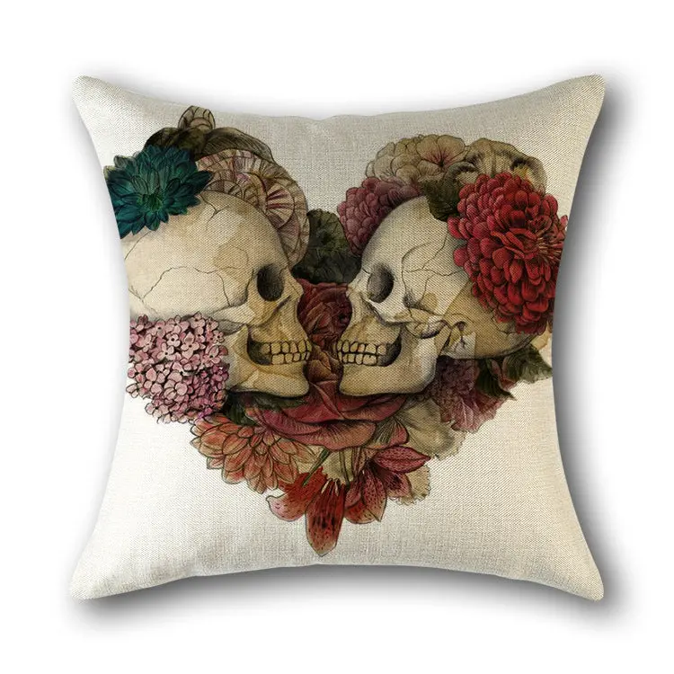 Housse de Coussin Scandinave SKULLFRAB