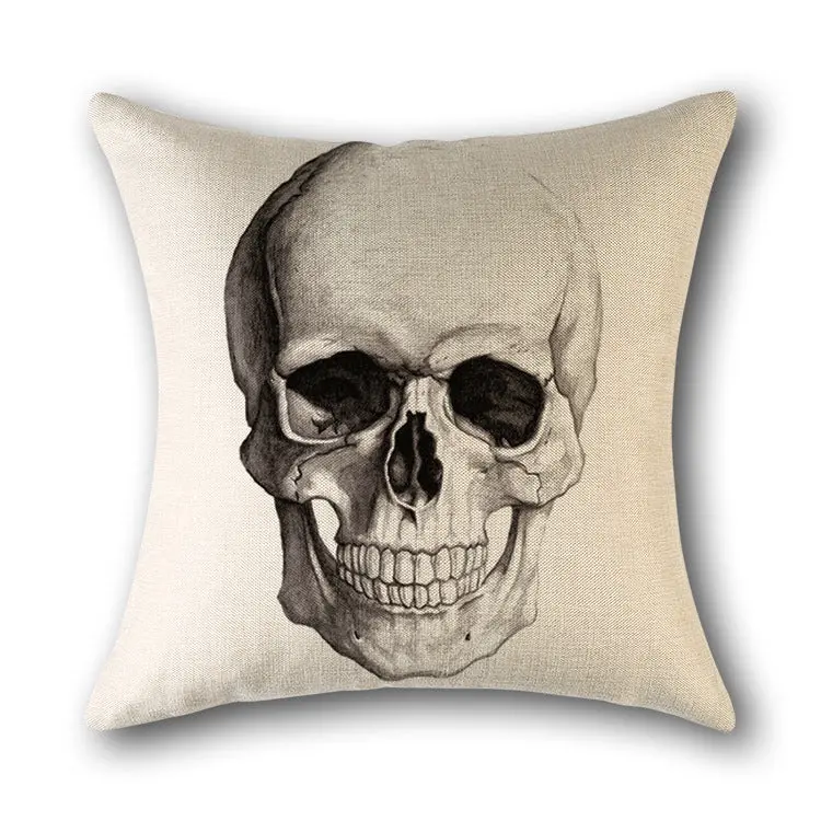 Housse de Coussin Scandinave SKULLFRAB