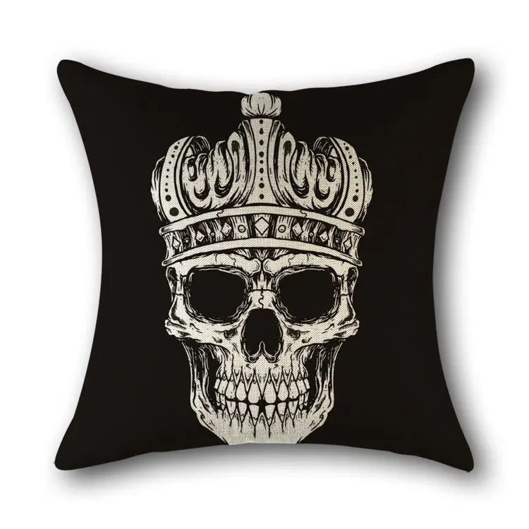 Housse de Coussin Scandinave SKULLFRAB