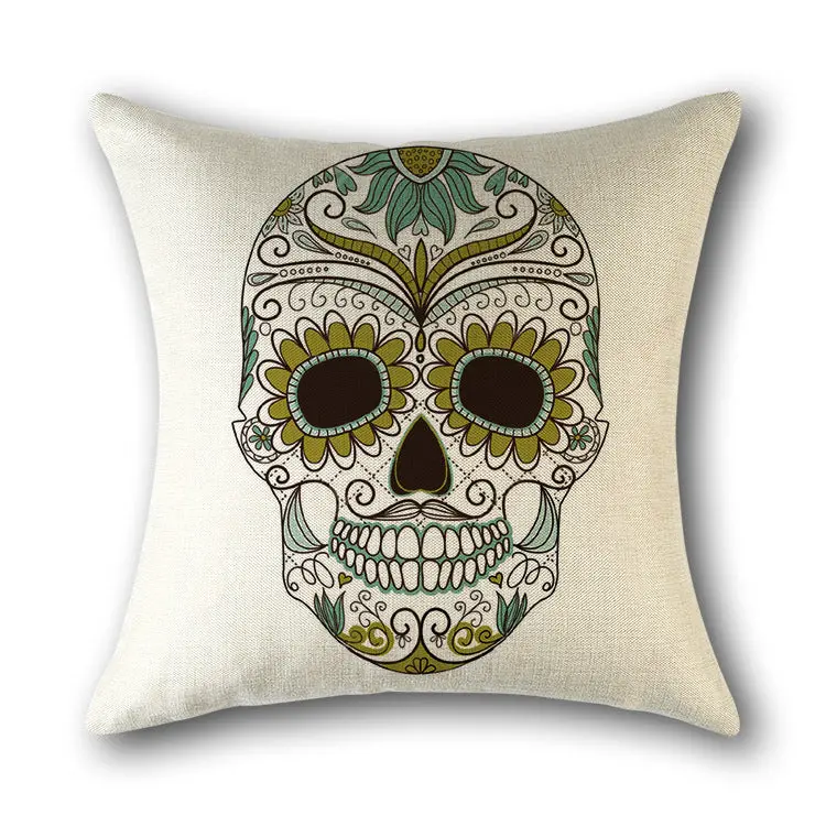 Housse de Coussin Scandinave SKULLFRAB