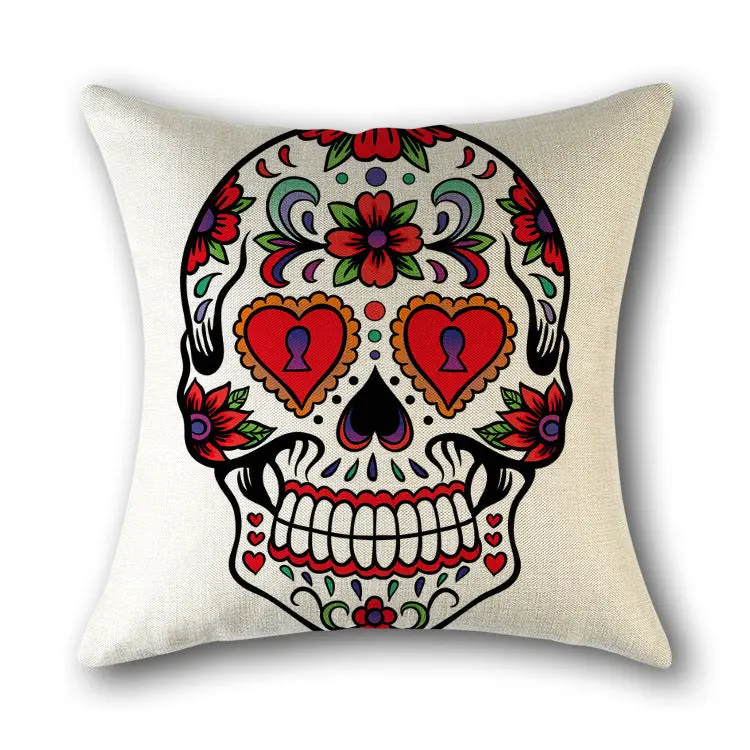 Housse de Coussin Scandinave SKULLFRAB
