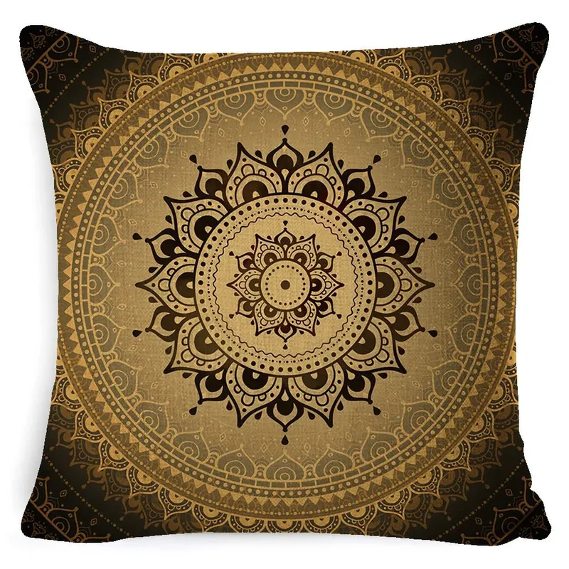 Housse de Coussin Mandala Rétro BOHO