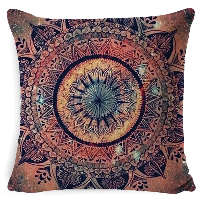 Housse de Coussin Mandala Rétro BOHO