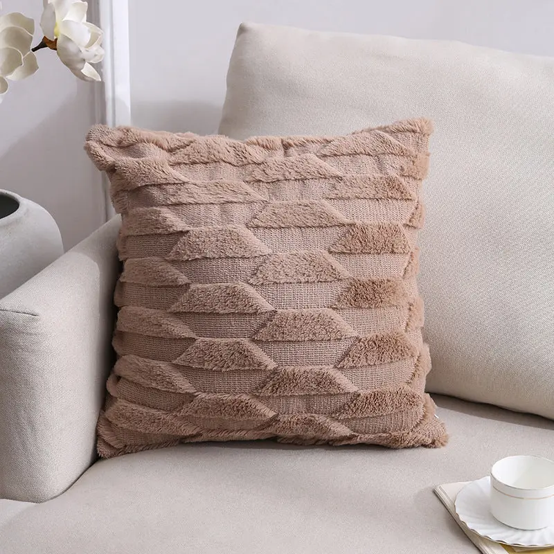 Housse de Coussin Velours Élégant NOORDY