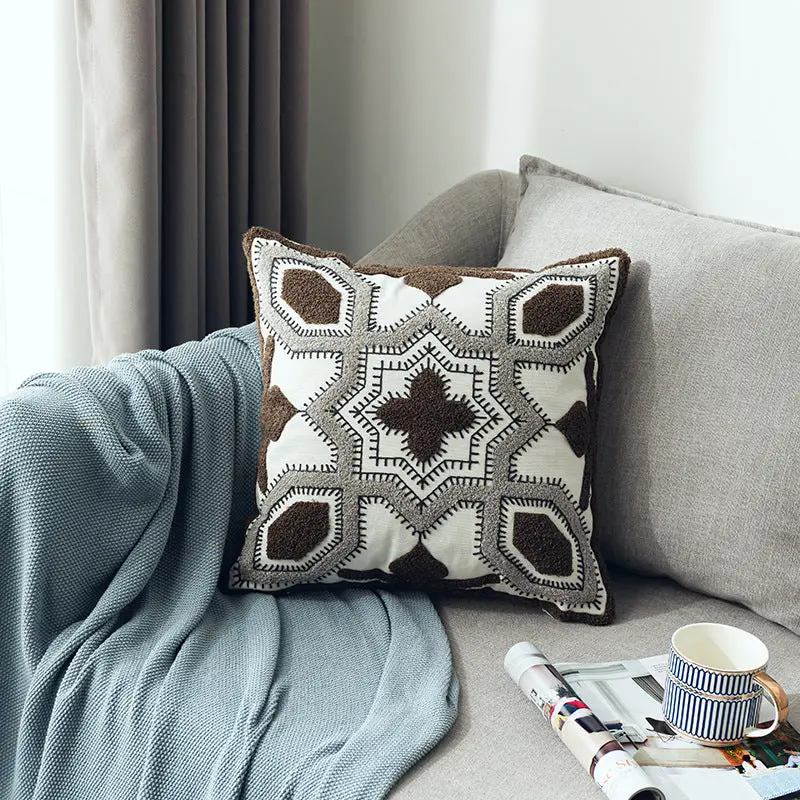 Housse de Coussin Géométrique SCANDA