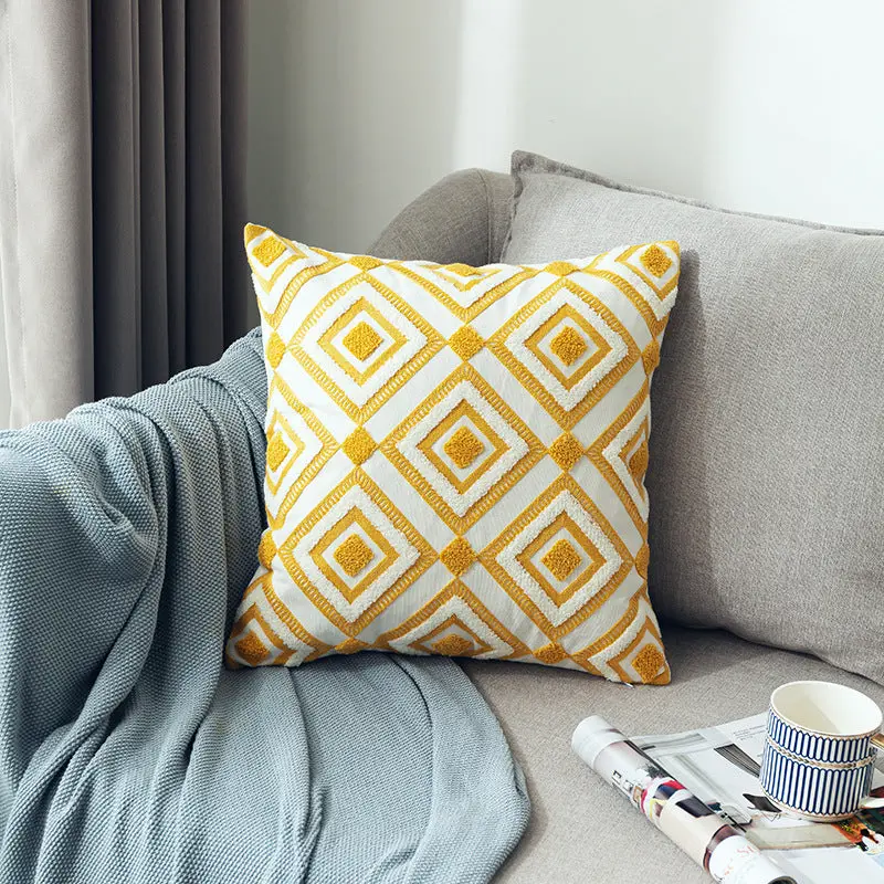 Housse de Coussin Géométrique SCANDA