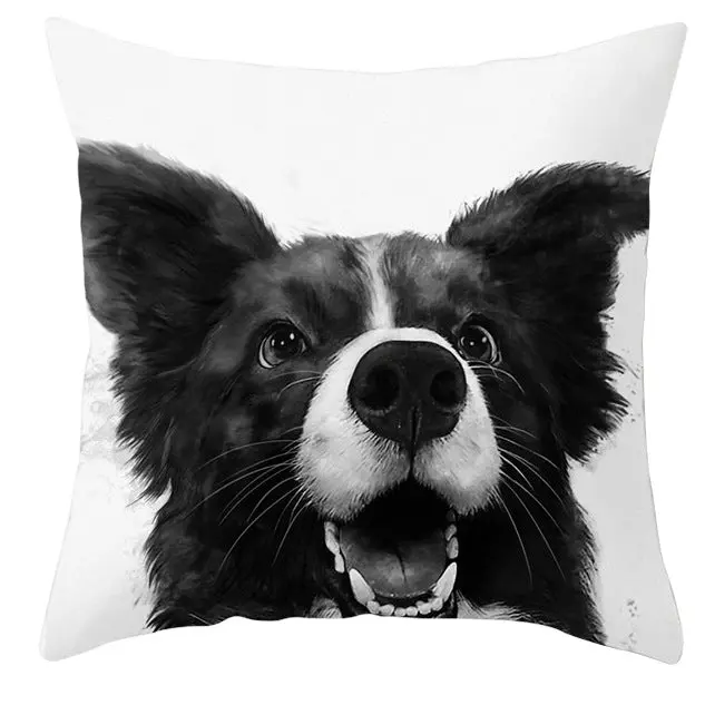 Housse de Coussin Cartoon Animal ANIDECOR