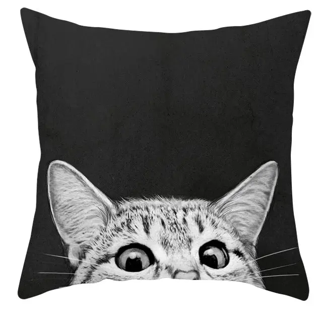 Housse de Coussin Cartoon Animal ANIDECOR