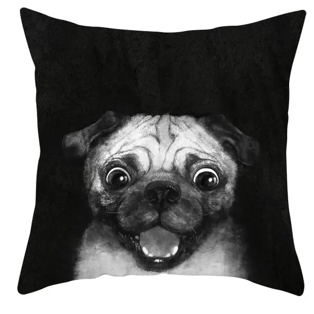Housse de Coussin Cartoon Animal ANIDECOR