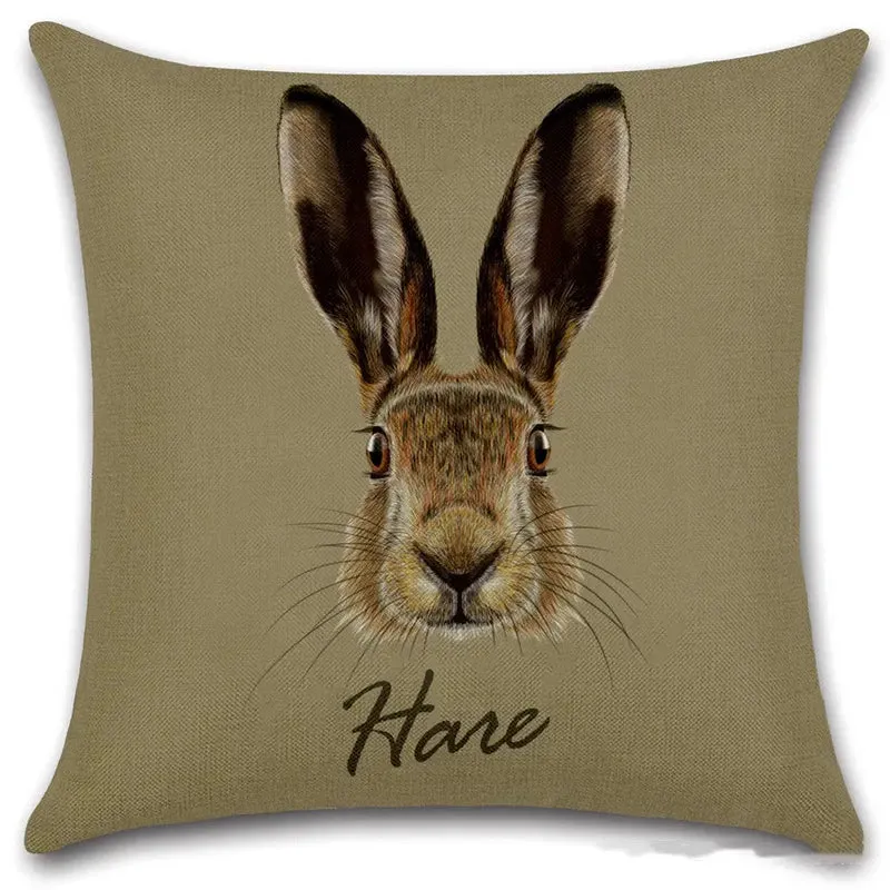 Housse de Coussin Animal Nordique LINNO