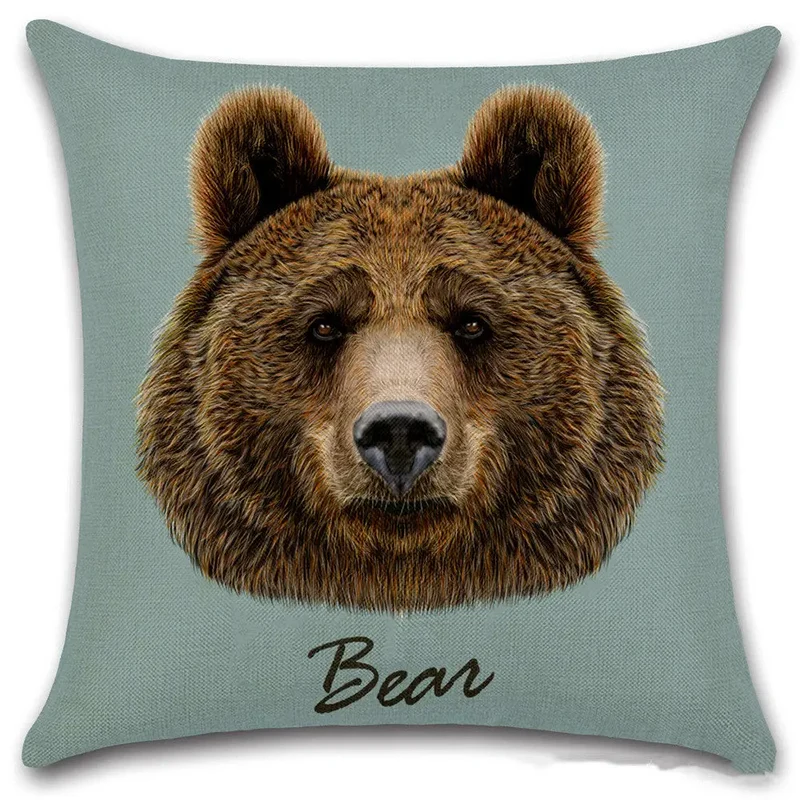 Housse de Coussin Animal Nordique LINNO