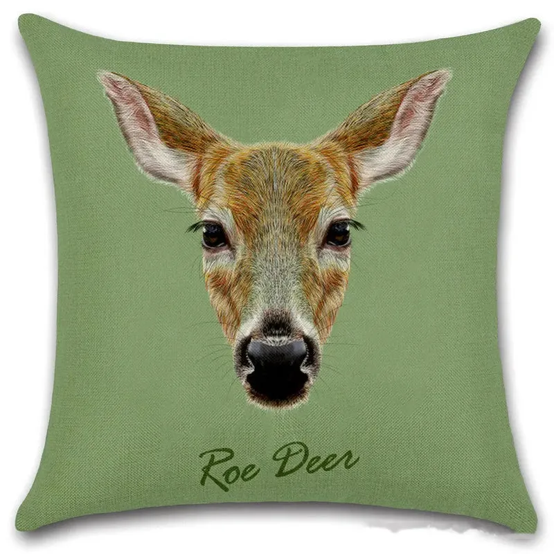 Housse de Coussin Animal Nordique LINNO