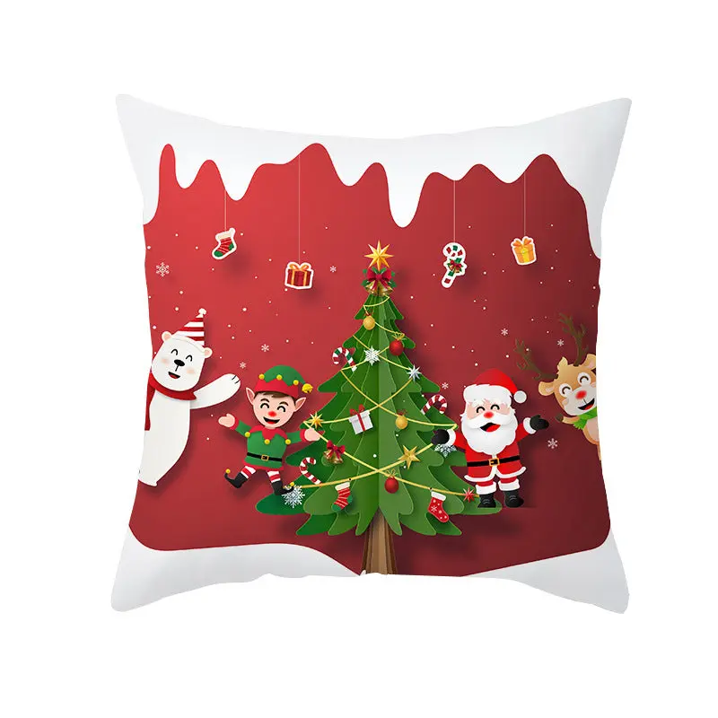 Housse de coussin Noël Moderne CLAUSY