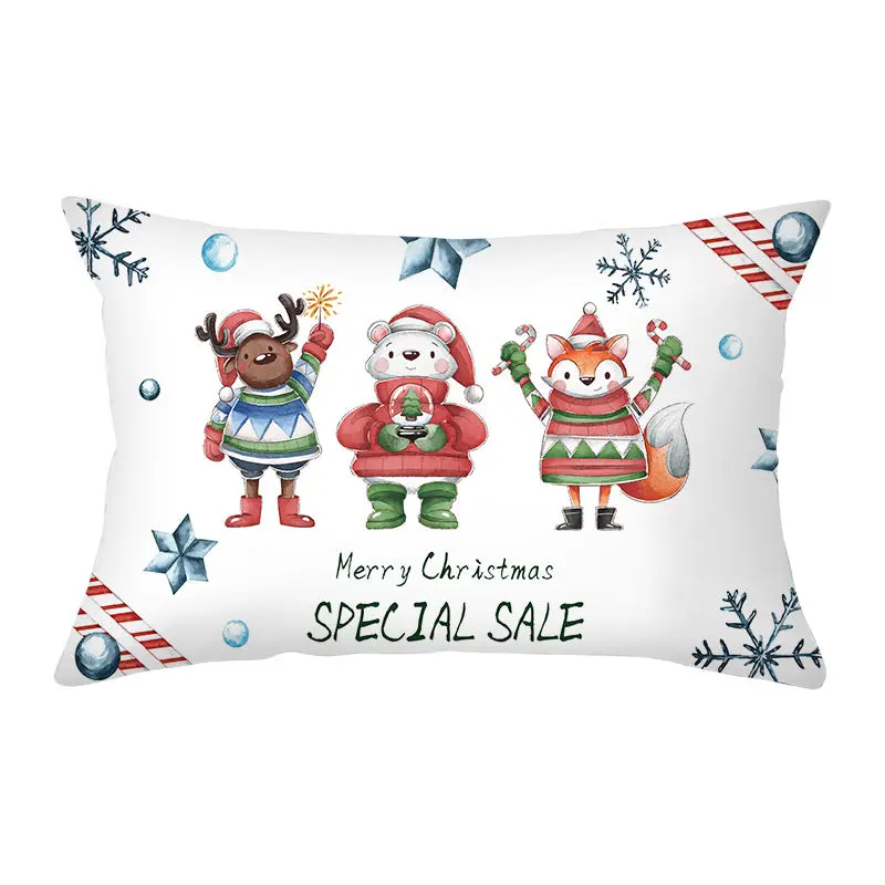 Housse de Coussin Noël Luxe MERRY
