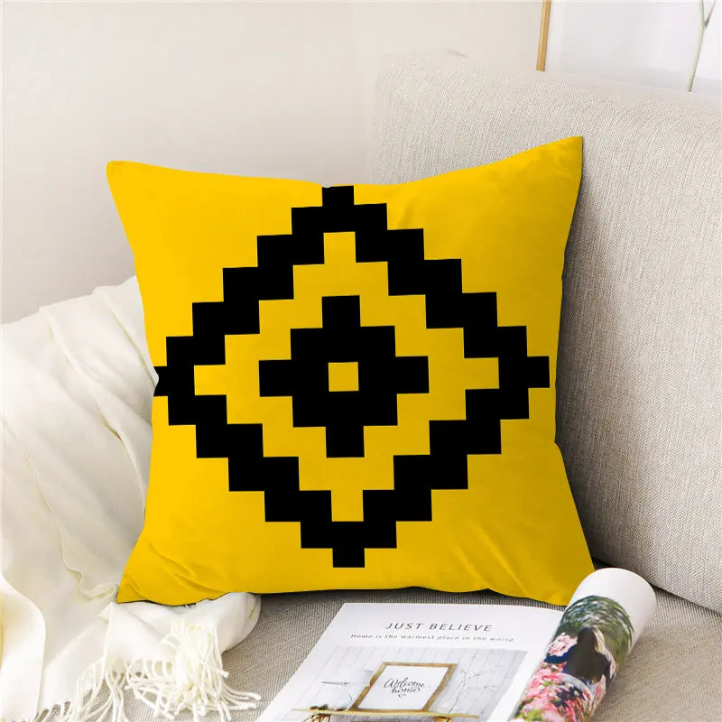 Housse de Coussin Velours PEACHE
