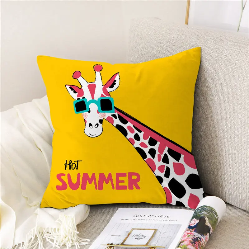 Housse de Coussin Velours PEACHE