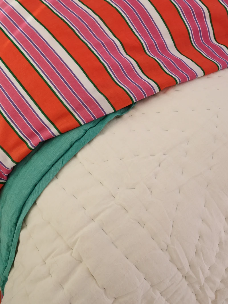 Plaid matelassé réversible