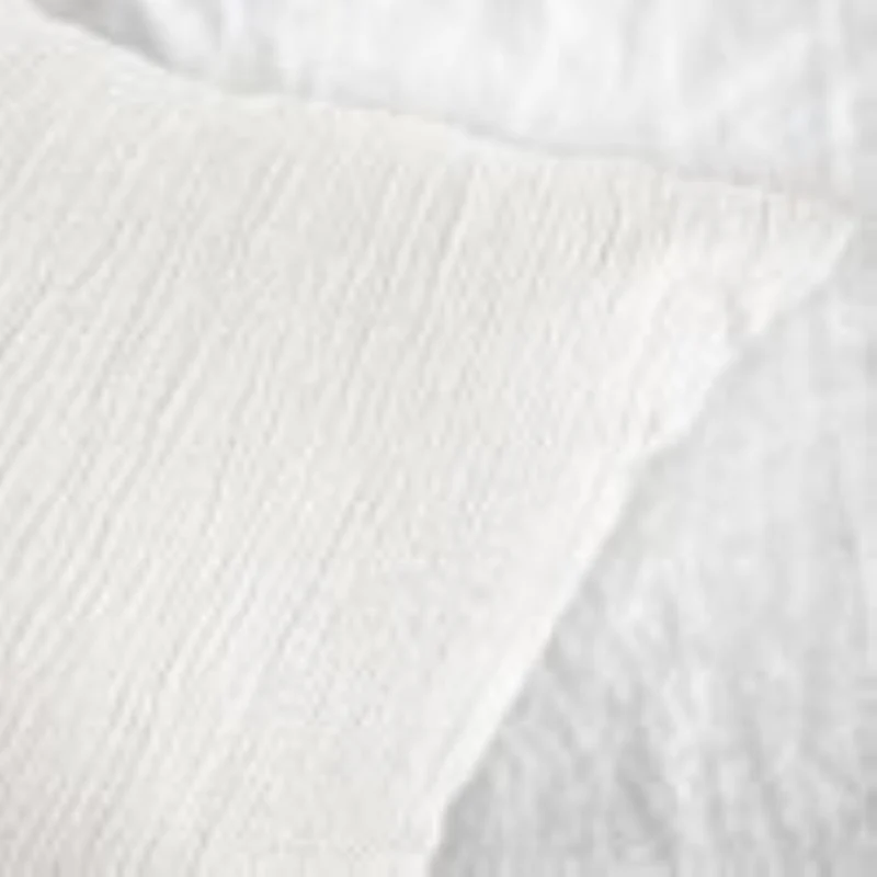 Parure de Lit Microfibre Gaufrée & Lavée Bicolore