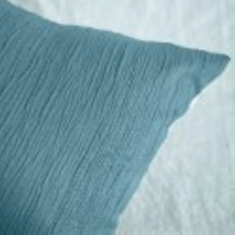 Parure de Lit Microfibre Gaufrée & Lavée Bicolore