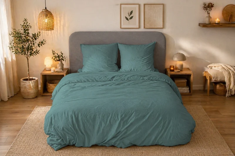 Parure de lit UNI Micro Lavée