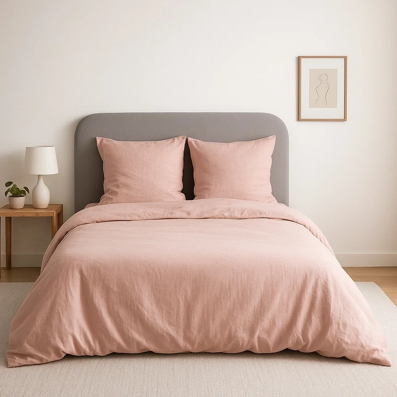 Parure de lit UNI Micro Lavée