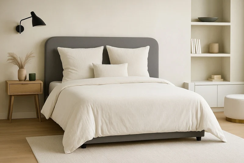 Parure de lit UNI Micro Lavée
