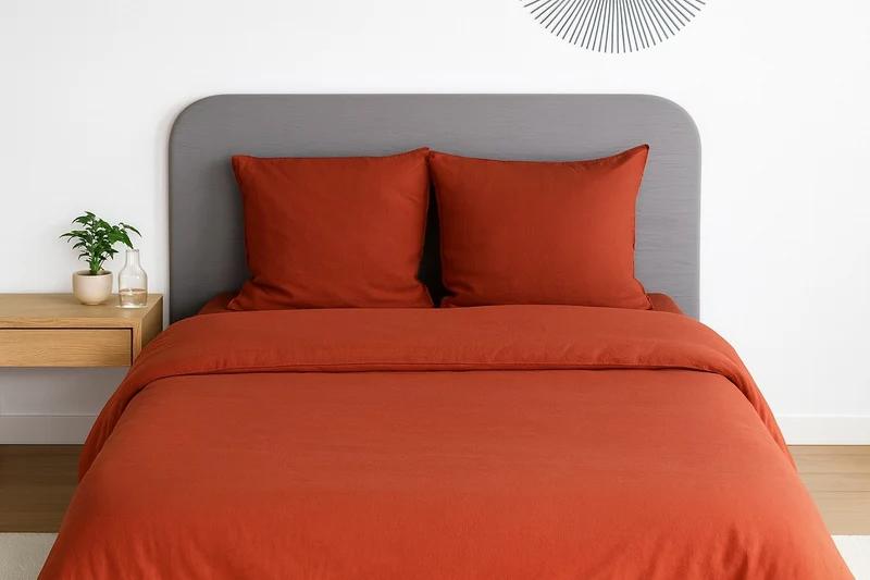 Parure de lit UNI Micro Lavée