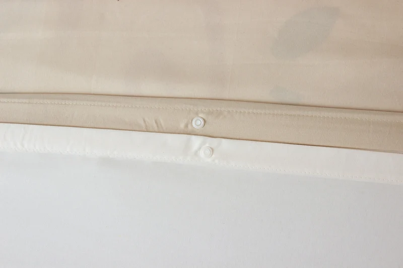 Parure de lit Microfibre Enfant, Blanc, 140x200cm
