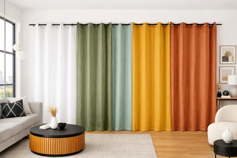 Rideau Double Gaze de Coton