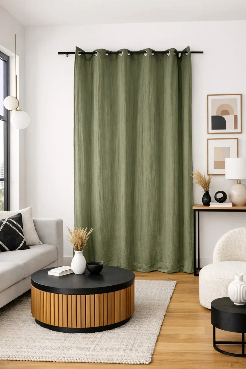 Rideau Double Gaze de Coton