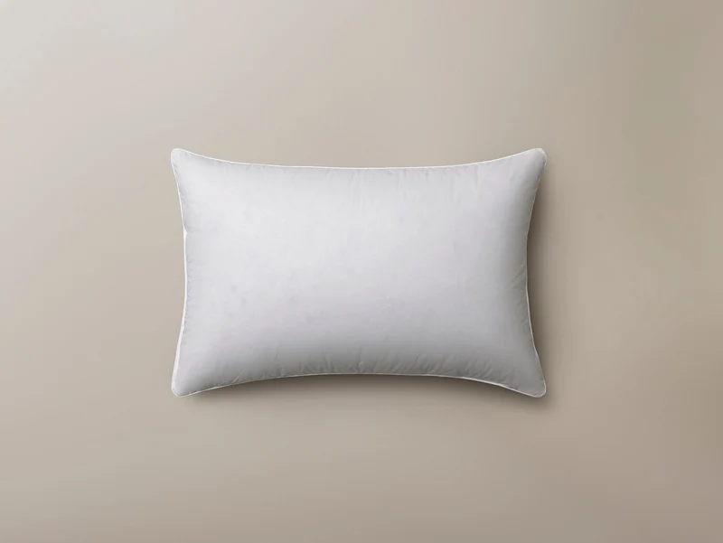 White Siberian Goose Down Luxury Pillow
