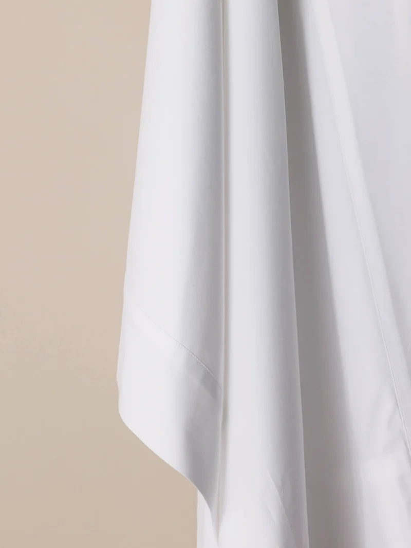 The Drift Pure Cotton Percale Flat Sheet