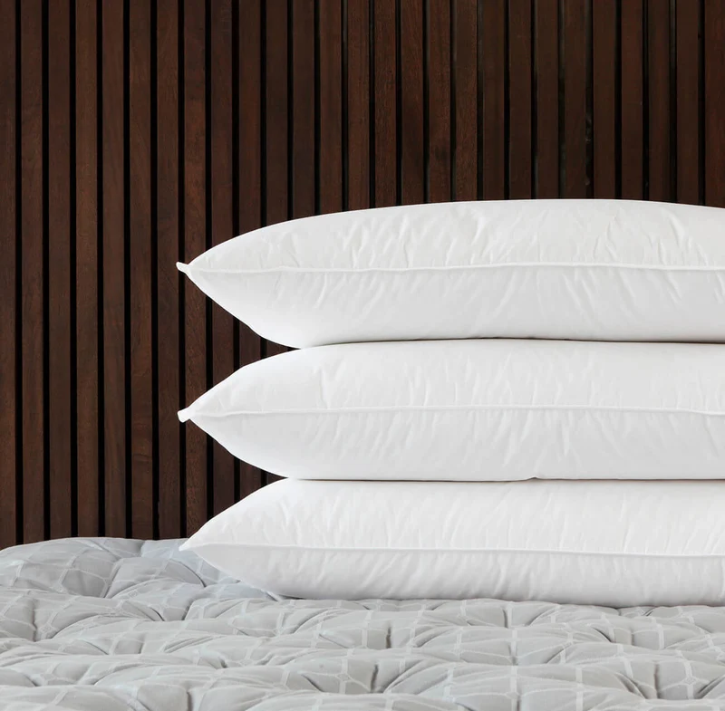 White Hungarian Goose Down & Feather Luxury Pillow