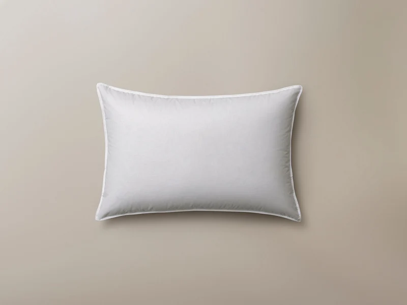 White Hungarian Goose Down & Feather Luxury Pillow