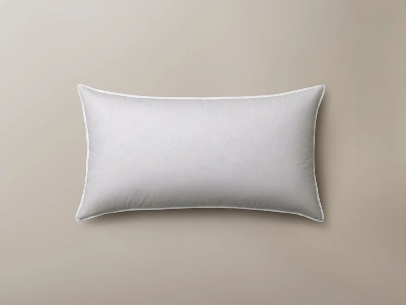White Hungarian Goose Down & Feather Luxury Pillow