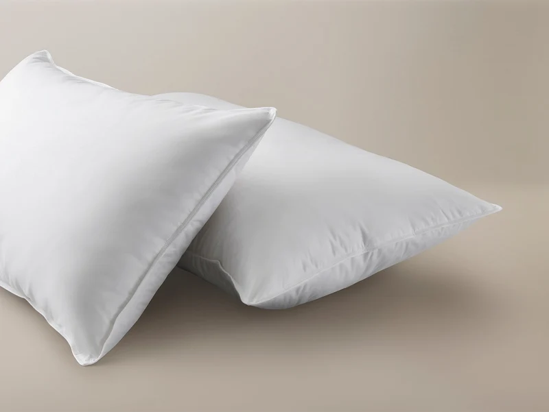 White Canadian Goose Down & Feather Luxury Pillow