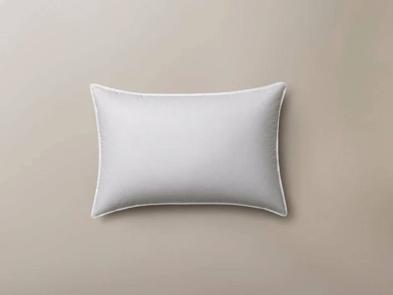 White Canadian Goose Down & Feather Luxury Pillow