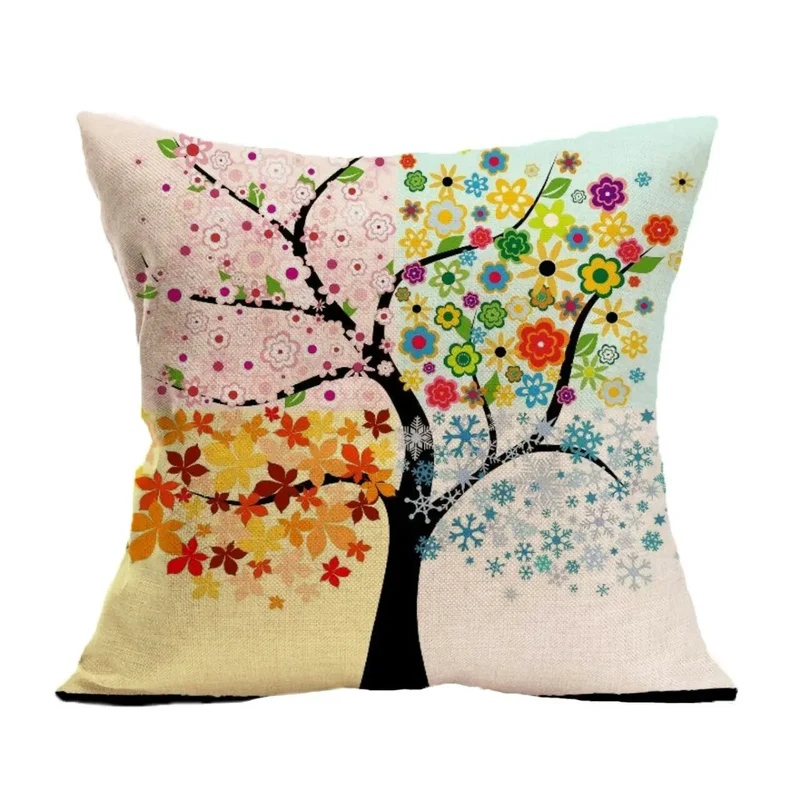 Housse de Coussin Lin Méditerranéen TOTONI