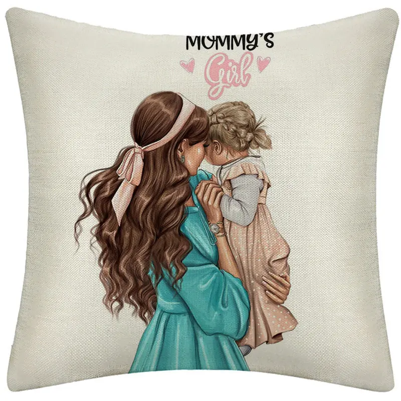 Housse de Coussin Lin Cartoon LINMO