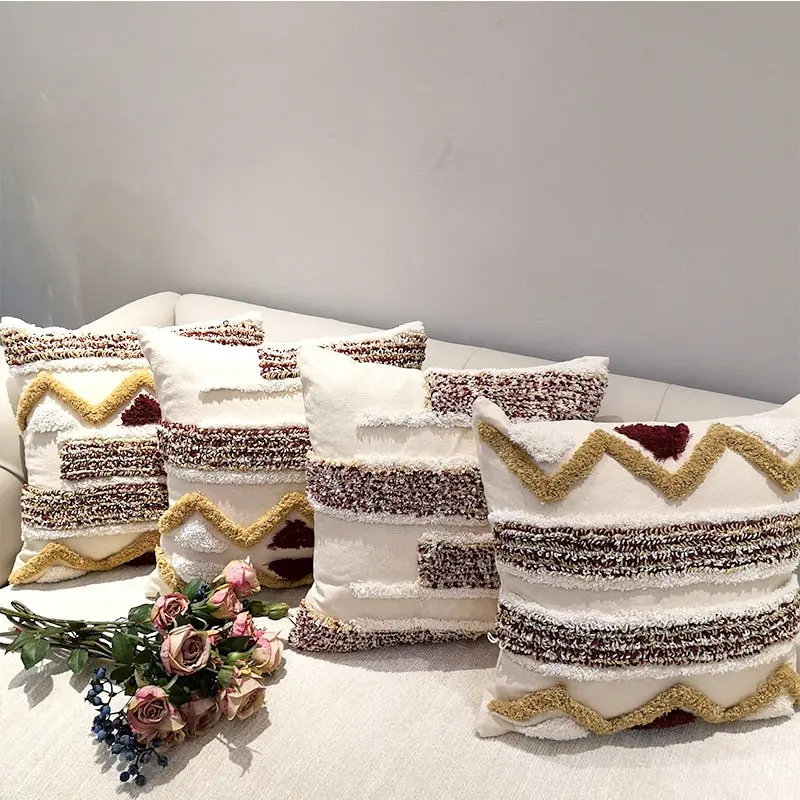 Housse de Coussin Géométrique LINARAQ