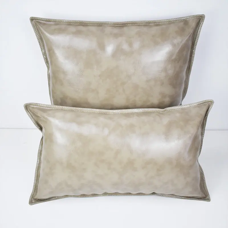 Housse de Coussin Luxe PU ENIRO