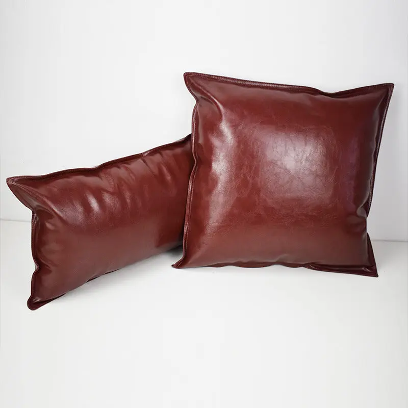 Housse de Coussin Luxe PU ENIRO