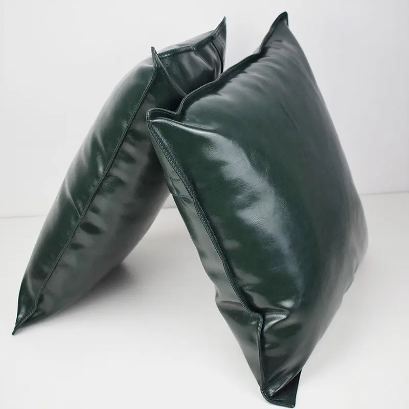 Housse de Coussin Luxe PU ENIRO