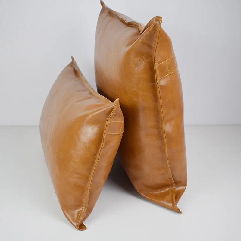 Housse de Coussin Luxe PU ENIRO