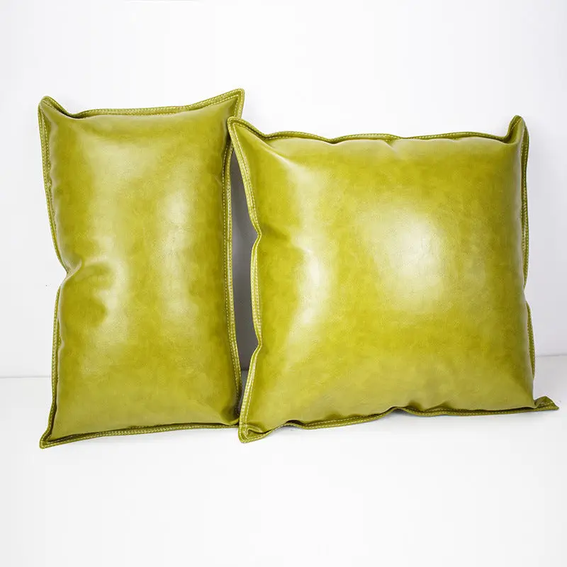 Housse de Coussin Luxe PU ENIRO
