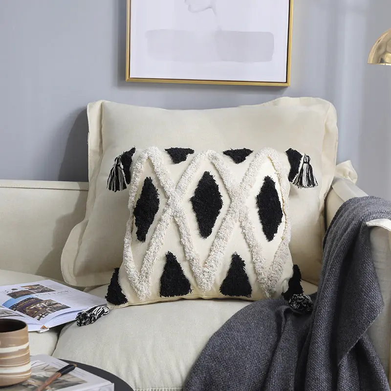 Housse de Coussin Style Scandinave MOROCC