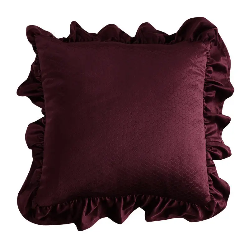 Housse de Coussin Velours JACQUARD